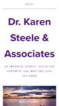 Mobile Screenshot of drkarensteele.com